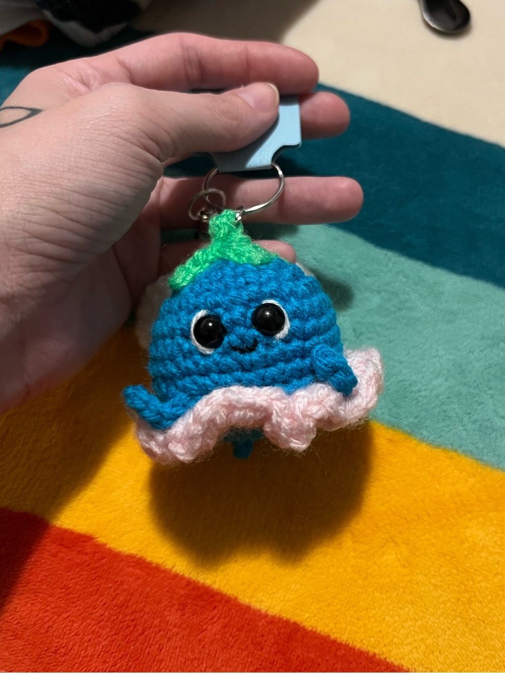 Little Crocheted Berry Fairy Keychain/Bag Charm 🫐